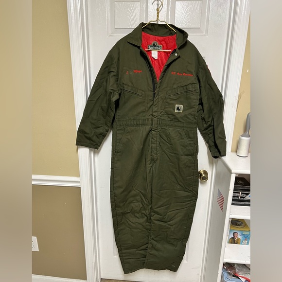 Bercowear Coveralls Army Green men XL - Picture 1 of 10